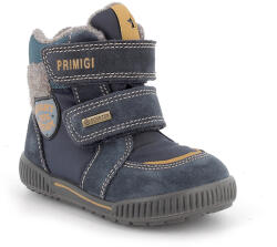 PRIMIGI Pantofi Gore-tex cu toc înalt pentru băieți, căptușite cu blană artificială, cu velcro albastru închis (148F3B)