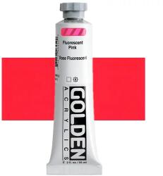 Golden Acrylics Heavy Body akrilfesték, 59 ml - 4645, fluorescent pink