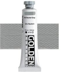 Golden Acrylics Heavy Body akrilfesték, 59 ml - 1446, n6 neutral gray