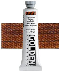 Golden Acrylics Heavy Body akrilfesték, 59 ml - 1383, transparent brown iron oxide