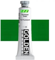 Golden Acrylics Heavy Body akrilfesték, 59 ml - 4620, fluorescent green
