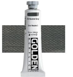 Golden Acrylics Heavy Body akrilfesték, 59 ml - 1443, n3 neutral gray