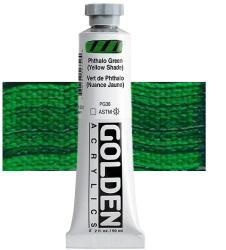 Golden Acrylics Heavy Body akrilfesték, 59 ml - 1275, phthalo green (yellow shade)
