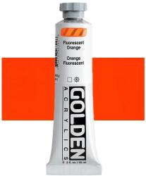 Golden Acrylics Heavy Body akrilfesték, 59 ml - 4630, fluorescent orange
