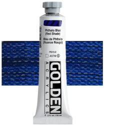Golden Acrylics Heavy Body akrilfesték, 59 ml - 1260, phthalo blue (red shade)