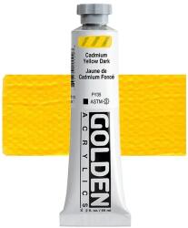 Golden Acrylics Heavy Body akrilfesték, 59 ml - 1110, cadmium yellow dark