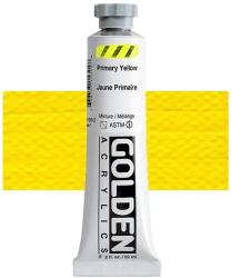 Golden Acrylics Heavy Body akrilfesték, 59 ml - 1530, primary yellow