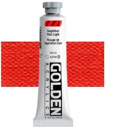 Golden Acrylics Heavy Body akrilfesték, 59 ml - 1210, naphthol red light