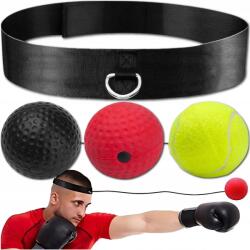  X3 Reflex Labda Boksz Szett Reflex Fejlesztő Edzéshez Fejpánt (0265)