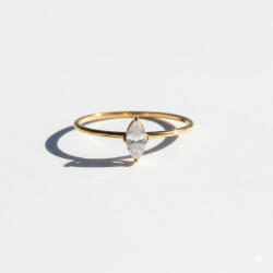 KÁRPÁTHY ékszer Marquise aranyozott gyűrű