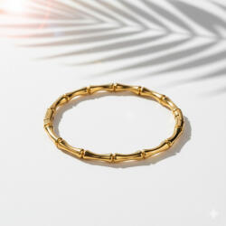 KÁRPÁTHY ékszer Bamboo karperec - aranyozott