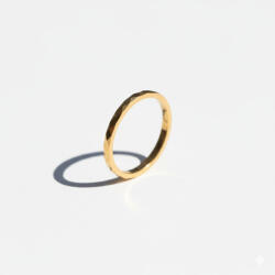 KÁRPÁTHY ékszer Minimalista aranyozott gyűrű