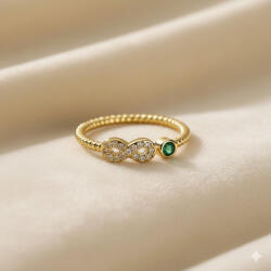 KÁRPÁTHY ékszer Infinity aranyozott gyűrű