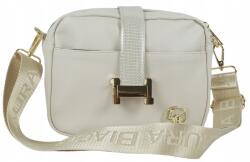 Laura Biaggi kézitáska postás táska bőr Ökológiai bézs válltáska (A473)