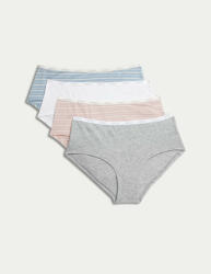 Marks & Spencer Комплект от четири дамски панталона в сиво, розово, бяло и синьо Marks & Spencer Marks & Spencer | Siv | ЖЕНИ | XS