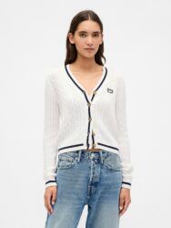 GAP Скъсена жилетка с лого GAP GAP | Byal | ЖЕНИ | M