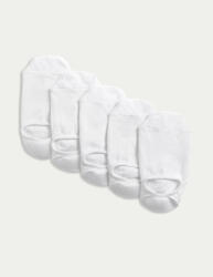 Marks & Spencer Къси чорапи Trainer Liners с технология Cool & Fresh, 5 чифта в опаковка Marks & Spencer бяло Marks & Spencer | Byal | МЪЖЕ | 39 1/2-41