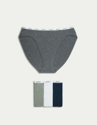 Marks & Spencer Комплект от четири дамски бикини в сиво, бяло и черно Marks & Spencer Marks & Spencer | Siv | ЖЕНИ | S