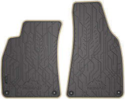 FroGum NOMAD SEAT Exeo 2008-2013-ig ELÜLSŐ PÁR AUTÓ GUMISZŐNYEG 2DB-OS SZETT BÉZS SZEGÉLLYEL PRÉMIUM (ND0729EXEO-BG)