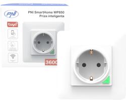 PNI Priza inteligenta PNI SmartHome WP850 WiFi, montaj ingropat, control prin internet, aplicatie dedicata Tuya Smart, compatibila A (PNI-WP850)