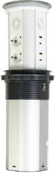 PNI Priza inteligenta PNI SmartHome WP600 WiFi, incastrabila in podea, 6 x schuko, 2 x USB-A, 2 x USB-C, IP65, gri (PNI-WP600-S)
