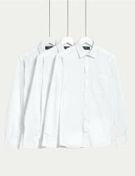 Marks & Spencer Риза с дълъг ръкав Marks & Spencer, 3 броя в опаковка бяла Marks & Spencer | Byal | МЪЖЕ | M