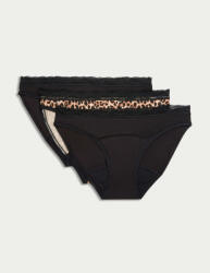 Marks & Spencer Високо абсорбиращи менструални бикини бикини, 3 броя Marks & Spencer черно Marks & Spencer | Cheren | ЖЕНИ | S