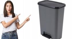 Keter Compatta 50L pedálos szemeteskosár, szürke (249810 Keter)