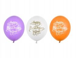 Party Deco Boldog Születésnapot Lufi, mix, 30cm, 50db