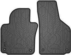 FroGum NOMAD Skoda Octavia II 2004-2013-ig ELÜLSŐ PÁR AUTÓ GUMISZŐNYEG 2DB-OS SZETT FEKETE SZEGÉLLYEL PRÉMIUM (ND0361OCII)