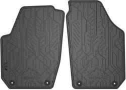 FroGum NOMAD Skoda Fabia II 2006-2014-ig ELÜLSŐ PÁR AUTÓ GUMISZŐNYEG 2DB-OS SZETT SZÜRKE SZEGÉLLYEL PRÉMIUM (ND0017-GR)