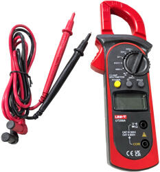  Clampmetru digital universal, UT 200 A True RMS, Auto Range, interval detectie 0-600 V, max. 600A, Hogert Technik (PE-7600600600)
