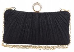  Borítéktáska, elegáns estélyi, fekete (WRZ23BLACK)