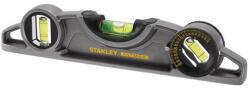 STANLEY 0-43-609 Nivela magnetica Fatmax Torpedo, aluminiu, 250 mm, 3 fiole (PE-4700043609)