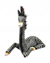 Jakarta Fából készült Zebra Dekoratív Figura, 50cm (Zebra 50cm)