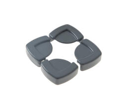 BabyJem Set 4 protectii pentru colturi mobila BabyJem, antracit (bj_0523)