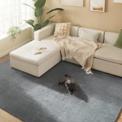 SONGMICS Covor decorativ antiderapant, lavabil la masina, 200×290 cm, gri (EZ-TAR014G01) Covor