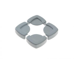 BabyJem Set 4 protectii pentru colturi mobila BabyJem, gri (bj_0522)