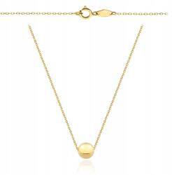 Lovrin Nyaklánc egy arany 585 golyóval szuper könnyű 45cm egyedi ajándék 14k (58991897)