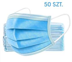 ENERO Mască de protecție facială albastră, 3 straturi, 50 bucăți (1025797)