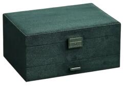Soulima Cutie pentru Bijuterii - 11x24, 5x18 cm - Verde Închis (00021954)
