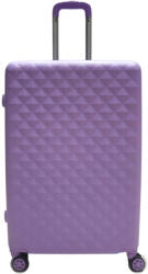 Roza Fashion Valiză Mare De Călătorie Dură Lila Cu 4 Roți Înălțime 75 Cm (RZ067-PURPLE) Valiza