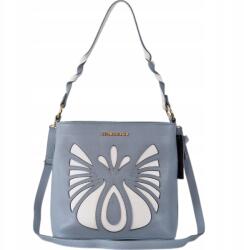 Massimo Connti Massimo Contti kézitáska klasszikus valódi bőr kék pillangó (685N)