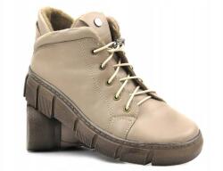 Helios Női Bakancs Helios 526 Bőr Bézs Béléssel (526)