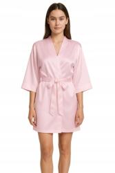  Női fürdőköpeny szatén, világos rózsaszín, univerzális Size