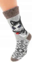  Gyapjú bélelt zokni, Size 39-42, vastag, meleg (Grube Wełniane Papcie Skarpety Kapcie Wygodne)