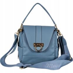 Massimo Connti Massimo Contti kézitáska postás táska Ökológiai bőr kék (683N)