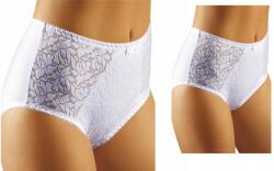 Emili Magas bugyi, csipkés, 3XL, fehér (Norma 22)