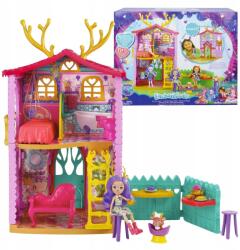 Enchantimals Kis Szarvas Házikó Baba Szett Kiegészítőkkel Játékbaba (GYJ18)