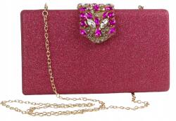  Borítéktáska elegáns estélyi rózsaszín esküvői táska (YL170HROSE)